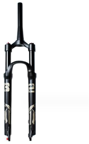 ZECHAO 140mm Federweg MTB Fahrrad Federgabel,26/27,5/29 Zoll Aluminiumlegierung Schnellspanner 1-1/8 Zoll Zugstufeneinstellung for 1,5-2,45 Zoll Reifen (Color : Tapered Manual Lock, Size : 29inch)