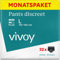 Vivoy Pants Discreet Plus L schwarz - 32 Pants im Monatspaket (4 x 8 Stück) - bei starker Blasenschwäche und Inkontinenz