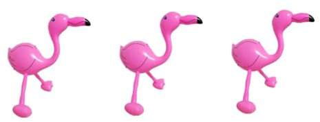 Alipis 3pièces Bouée Gonflable Flamant Pvc Pour Piscine Jouet Pour Plage Fêtes Aquatiques Accessoire Amusant Et Sûr Pour Adultes Rose