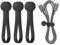 elago Ataduras de Cable Magnéticas Reutilizables, Silicona Premium, Organizador de Cables Multifunción para Hogar, Cocina, Oficina, Viajes [Paquete de 3] (Negro)
