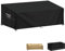 LAMUNI Gartensofa Schutzhülle für 3-4 Sitzer Gartenbank Abdeckung Outdoor Gartenlounge Abdeckhaube Wasserdicht Rattan Sofa Abdeckplane für Gartencouch Loungesofa Abdeckung, 220x85x71/61cm