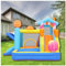 HBDSMLPL Bouncy Castles for Kids with Storage Bag/Blower,Slide and Ball Pit, Trampoline, Climbing, Small Bouncy Castle for Kids Aged 3-12,3.4×3.2×2.4M(LxWxH)
