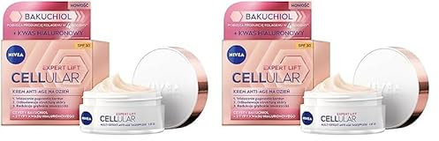 NIVEA HYALURON CELLULAR FILLER + ERHALTEN FLEXIBILLES Anti-Falten Tagescreme 50ml (Packung mit 2)
