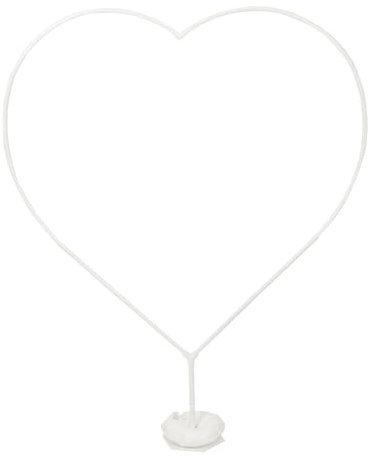 1.5m Heart Balloon Arch Stand Kit, Adjustable Reusable Plastic