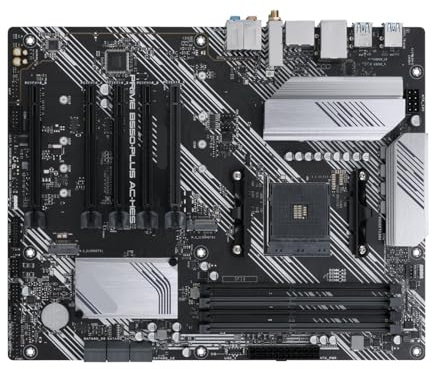 For PRIME B550-PLUS AC-HES AM4 Socket ATX Supporto scheda madre Ryzen 5 5600 R7 5700X3D CPU Dual M.2 WIFI 5 HDMI PCIe 4.0 For ASUS, Parti