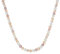 Valero Pearls Damen Perlenhalskette Hochwertige Süßwasser-Zuchtperlen 7-8 mm Potato weiß/apricot/flieder 925 Sterling Silber - Perlenkette