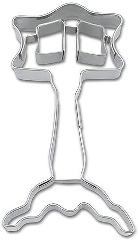 Staedter 098022 Notenständer Keksausstecher, Edelstahl, 7.5 x 7.5 x 2 cm