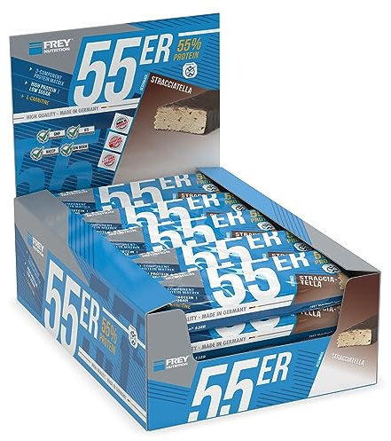 Frey Nutrition 55er Proteinriegel Stracciatella, 1er Pack (1 x 1 kg)