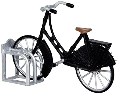 Lemax Christmas Village Accessory: Vintage Bicycles (Set of 2), Resin,Black