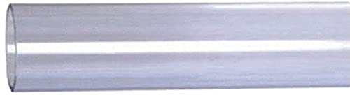 AquaForte - Klarer PVC Schlauch Kristall Ø4x6mm, 100m Rolle, Transparent