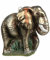 Gartenschätze Christbaumschmuck Elefant 12 cm Glas, Mundgeblasen, Rot, Weihnachtskugel