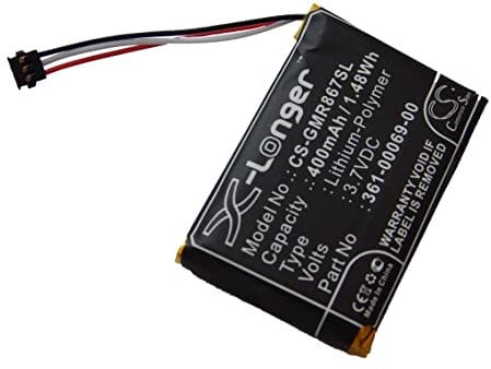 vhbw Akku kompatibel mit Garmin Barklimiter Deluxe, Delta Sport Hundehalsband Hunde-Trainer (400mAh, 3,7V, Li-Polymer)