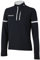 Airtracks Herren Winter Thermo Fahrradtrikot Langarm - Fleece Laufshirt - Quick Dry Funktionsshirt - Warm - schwarz - M