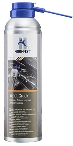 Normfest Inject Crack | Injektor-, Glühkerzen- und Zündkerzenlöser | Rostlöser | Glühkerzenlöser | Hochwertige Autopflege – Made in Germany