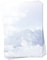 Motivpapier Briefpapier (Winter-5157, DIN A4, 100 Blatt) - tiefverschneite Gebirgsmassiv Winterlandschaft mit schneebedeckten Höhenzügen und Wolken