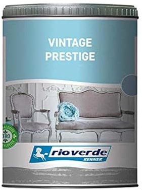 Rio verde renner vintage prestige 0,5lt vernice extra opaca lavabile per interni ed esterni (Vaniglia)