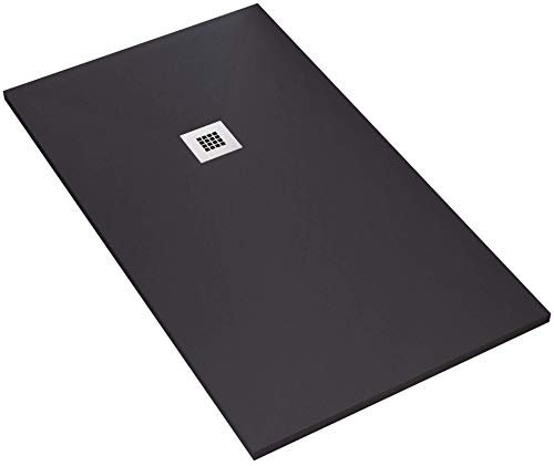 Receveur de douche 100 x 100 cm en pierre Maier Dharma Noir
