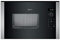 NEFF HLAWD53N0B N50 Microwave Oven with Automatic Programmes, Control Dial & One-Touch Buttons, Side-opening hinged door, Black & Stainless Steel
