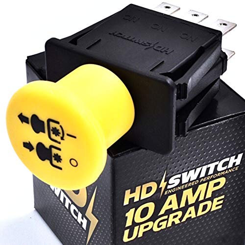 HD Switch Interruttore di presa di forza della frizione della lama di aggiornamento 10 AMP sostituisce John Deere TCA21027 - AUC15008 compatibile con STX38 STX46 S240 e altro