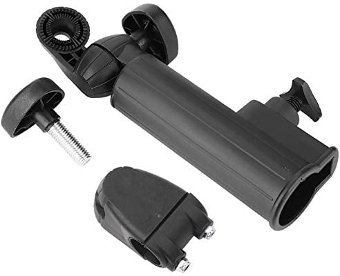 MAGT Golf Cart Umbrella Holder, Golf Push Trolley Umbrella Holder Golf Trolley Umbrella Holder Adjustable Plastic Stand Pull for Bicycle Stroller Baby Carriage Wheelchair