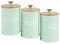 Fenteer Metal Sugar Coffee and Tea Tin Jar Container Candy Sealed Cans Storage Box, Set of 3