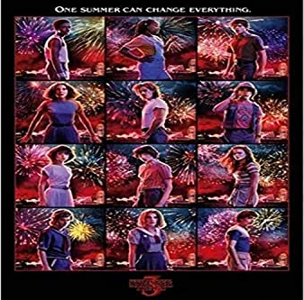 Stranger Things Season 3 - Character Montage Unisex Poster multicolor