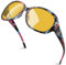 GQUEEN Gafas Visión Nocturna para Mujer Polarizadas Grande Moda Vintage Gafas para Conducir