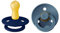 BIBS Colour Schnuller 2er-Pack, BPA-frei, Kirschform Nippel. Naturkautschuk/Latex, Hergestellt in Dänemark. Größe 2 | 6+ Monate | 2-Pack, Deep Space/Petrol