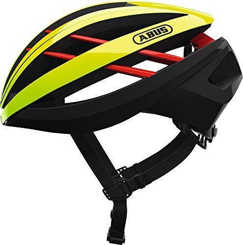 ABUS Neon Yellow L Helm, Erwachsene, Unisex, Gelb (Gelb)