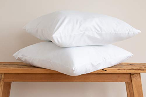 Jekatex 2er Set Polyester Füllkissen Kissen ca. 50x50 cm Kissenfüllung weiß Dekokissen Sofakissen Doppelpack