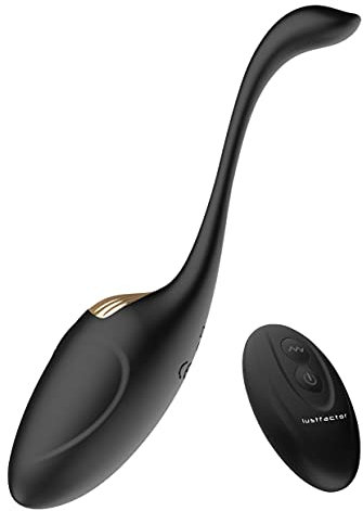 Lustfactor LUDA | DeLuxe Outdoor Vibro-Ei für Sie aus Silikon | Kabellose Funk Fernbedienung | Vibroei, Vibratorei, Vibrator, Eivibrator | Für die vaginale + klitorale Stimulation | Wiederaufladbar