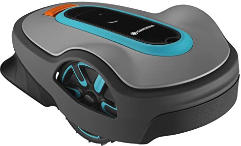 GARDENA 15108-41 SILENO Life - Automatic Robotic Lawn Mower, with Bluetooth app and Boundary Wire, The quietest in its Class, for lawns up to 16,200 Sq Ft, Made in Europe, Grey