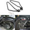 Satteltaschenhalterung, 2X Motorrad-Satteltaschen-Halterung XL883/12 HD145/1584(Schwarz)
