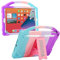 Custodia in silicone premium per iPad 10.2 2021/2020/2019, custodia per iPad 9a 8a 7a generazione per bambini, custodia JOGUIIA con supporto per impugnatura per modello Apple iPad 10,2 (multicolore)
