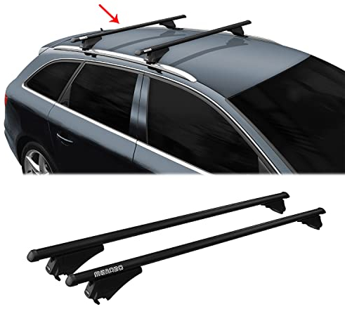 Menabo Dachträger für Mitsubishi Eclipse Cross 2018-2025 TÜV Aluminium Schwarz