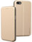 BYONDCASE iPhone 6s Plus Hülle Gold, iPhone 6 Plus Handyhülle Deluxe Leder Flip-Case Klapphülle Fullbody 360 Grad Rundumschutz Ultra Slim mit Kredit-Kartenfach und Standfunktion
