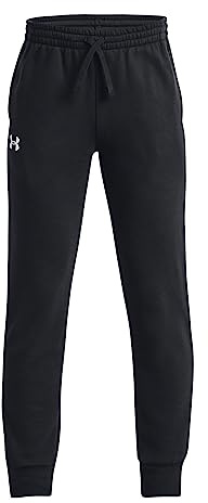 Under Armour Ua Rival Fleece Joggers, Pantalones deportivos Niños, Negro, XS