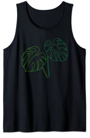 Monstera Deliciosa Blattbild Tank Top