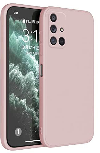 Topme Handyhülle Hülle Fur Samsung Galaxy A71 4G (6.7 Inches) Case Schutzhülle, Hautschutz Aus TPU Silikonhülle - Sandpulver