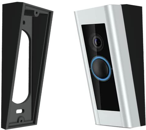 GESTECH Fixed 10 Degree Up/Down Tilt Angle Wedge for Wired Video Doorbell Pro Formerly Known as ((Ring Pro 2))
