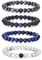 VEEDOFA Perlen Armband Herren Men Bracelet Armband Herren Perlen Herren Armband Schwarz Herren ArmbäNder Men'S Bracelets Mens Jewellery