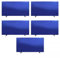 YLLFFLL Tischtennis-Zaun Robuste, Faltbare Tischtenniszäune, 5 Stück, Tischtennis-Schallwände nehmen keinen Platz EIN, temporäre Tischtennis-Trennwände aus Oxford-Stoff, Color : Blue