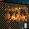 Eulenke lichternetz solar 4,5x1,6m, 240 LEDs Warmweiß Energieeinsparung lichternetz mit Fernbedienung, Helligkeit einstellbar, 8 Modi + Memory-Funktion, IP44, Lichtempfindlich Kontrolle