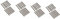 Lurrose 48 STK herzförmige Stempel zum Selbermachen heartstopped Lederjacken Belting Beltane Stahlstempel Herzpunsch herzförmiger Stempelstahl Werkzeug Metall-Stanzen Metallstempel Silver