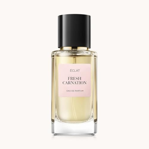 ÉCLAT Fresh Carnation Eau de Parfum 55ml – Blumig-frischer Damenduft mit Maiglöckchen, Lilie und Narzisse, sanfte Wärme von Ambra & Sandelholz – elegant, gefühlvoll & zeitlos feminin