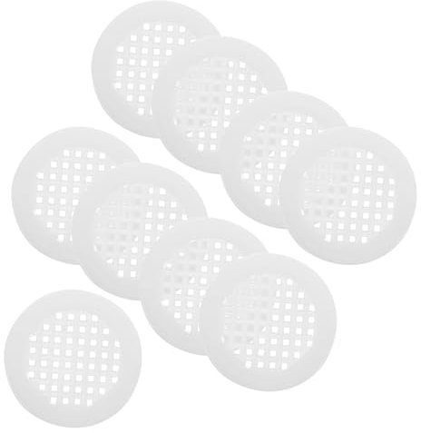 SHINEOFI 20pcs Cabinet Door Vent Cover for Under Cabinet Durable Design Easy Installation