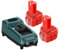 2 batterie da 4,0 Ah/4000 mAh per Makita 12 V con caricatore, batteria NI-Mh di ricambio per Makita PA12 1220 1222 1233S 1234 1233 1235 1235B 1235F 192696-2 192698-8 698-A. 193138-9