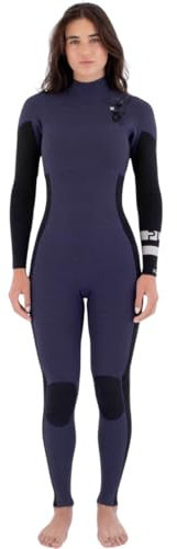 Hurley 2026 Damen Plus Neoprenanzug mit 4/3 mm Brustreißverschluss – Vintage Iris