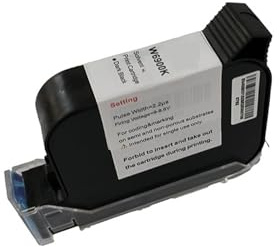 OUHFCASN Cartouche d'encre à séchage Rapide, solvant W6900K, 12.7mm, for imprimante à Jet d'encre Portable Non chiffrée Taille Flexible(Red)