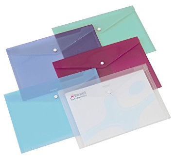 Rexel 21004-24 Dokumentenbox Active Folder aus PP (A5, sortiert, Kapazität, 100 Blatt, 1 Stück)